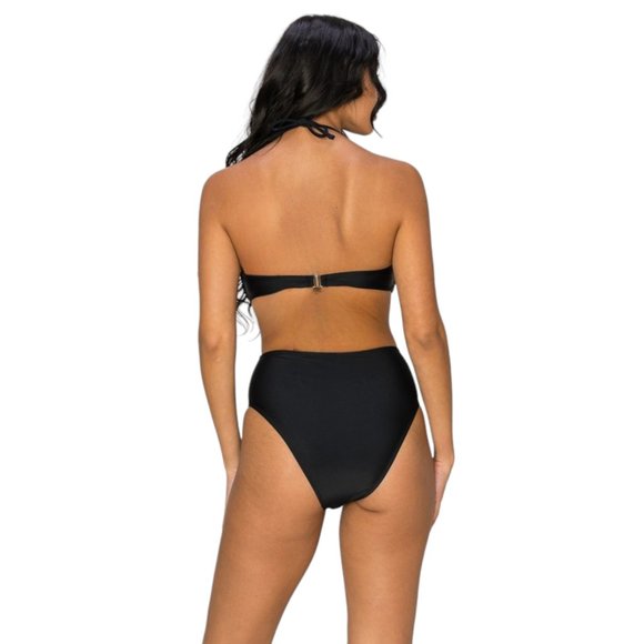 3D Flower One-Piece Monokini Bathing Suit - Picture 4 of 5